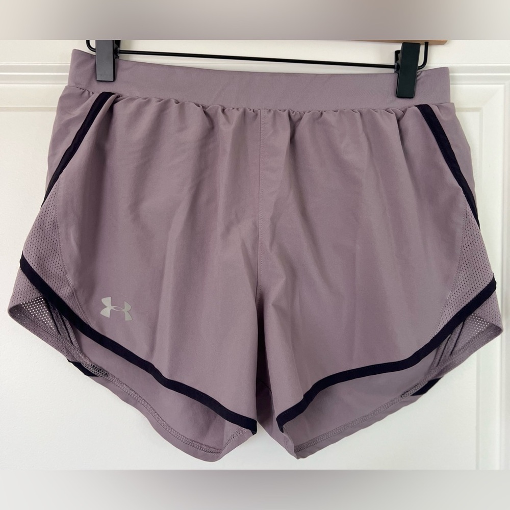 Under Armour Women's Purple Athletic Shorts (Size Small)
